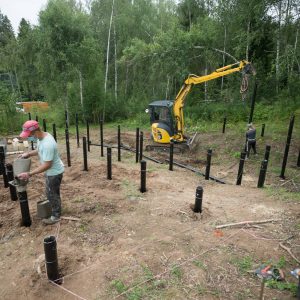 Профессиональный монтаж винтовых и железобетонных свай